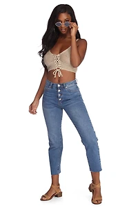 The Loop Crotchet Crop Top