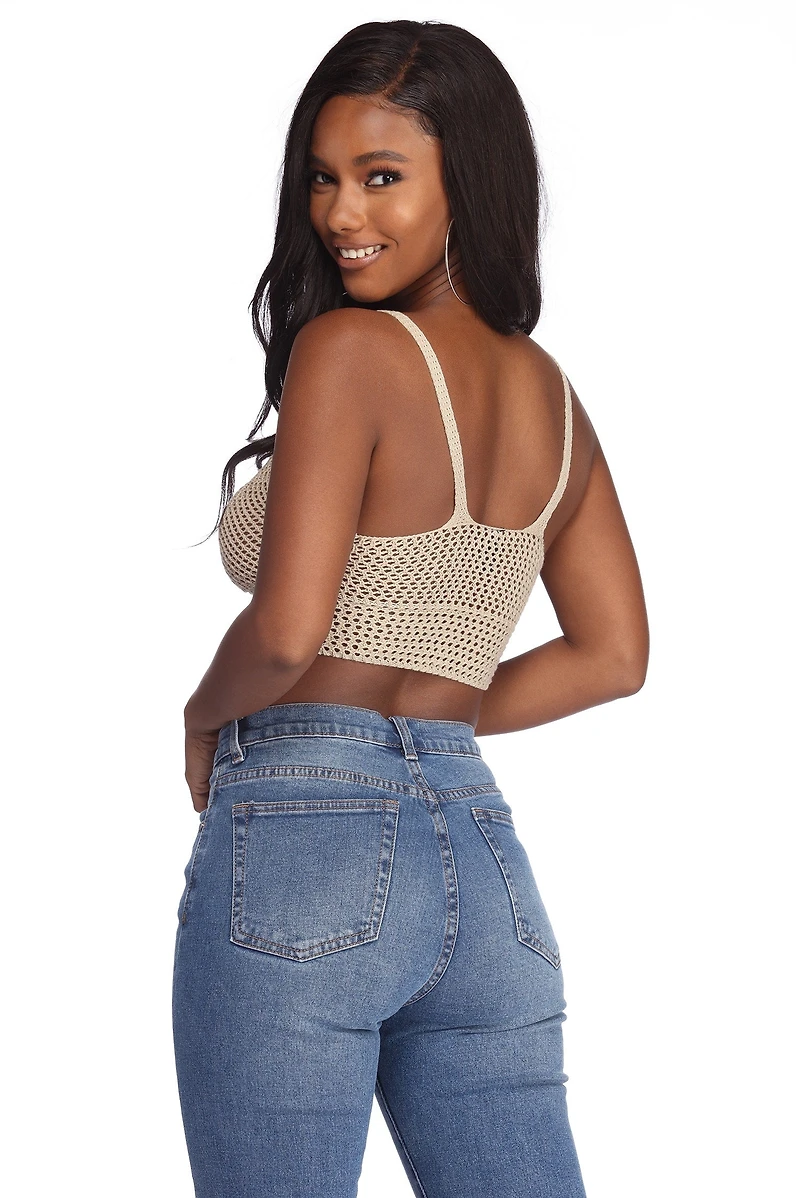 The Loop Crotchet Crop Top