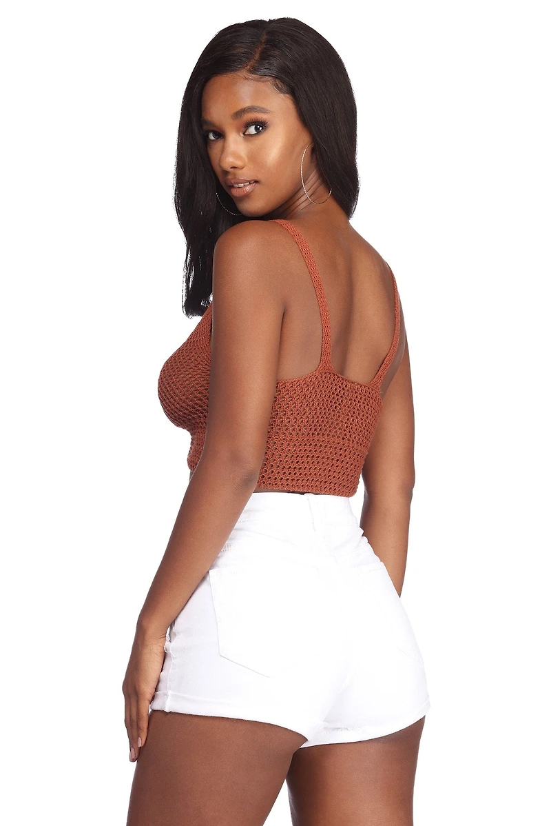 The Loop Crotchet Crop Top