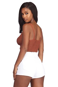 The Loop Crotchet Crop Top
