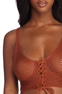 The Loop Crotchet Crop Top