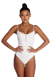 Bend And Snap Front Bodysuit
