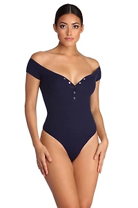 Body Language Off Shoulder Bodysuit