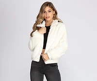 Bomber Babe Faux Fur Jacket