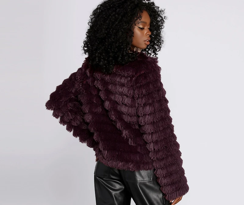 Call Me Later Fringe Jacket