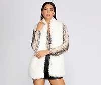 Feelin' Frisky Faux Fur Vest