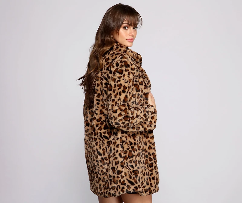 On The Prowl Faux Fur Jacket