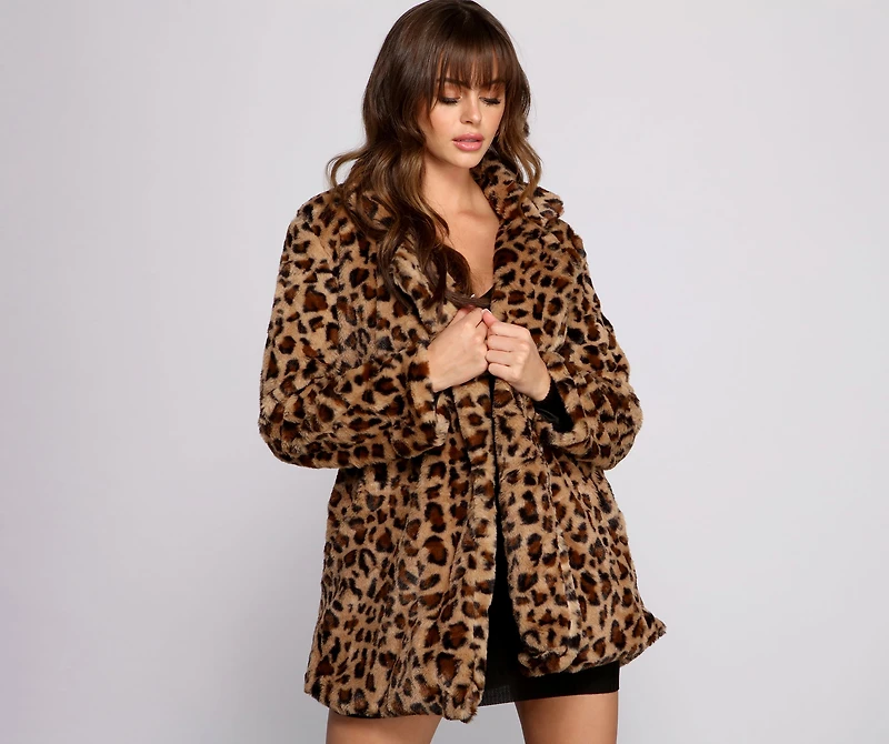 On The Prowl Faux Fur Jacket