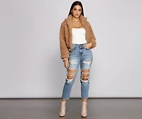 Back To Basics Faux Fur Jacket