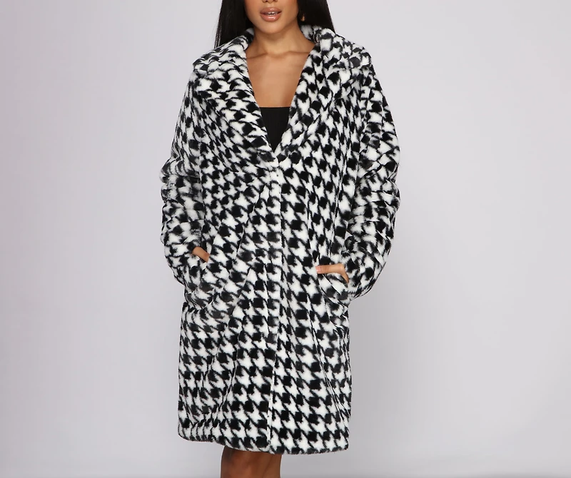 She's A Chic Girl Faux Fur Coat