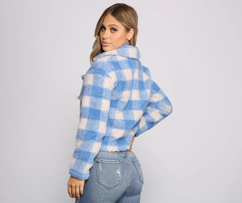 Pretty Plaid Wubby Jacket