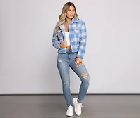 Pretty Plaid Wubby Jacket