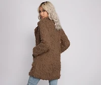 So Extra Faux Fur Shaggy Jacket