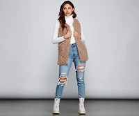 So Extra Faux Fur Vest