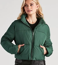 Your Favorite Puffer Crop Jacket