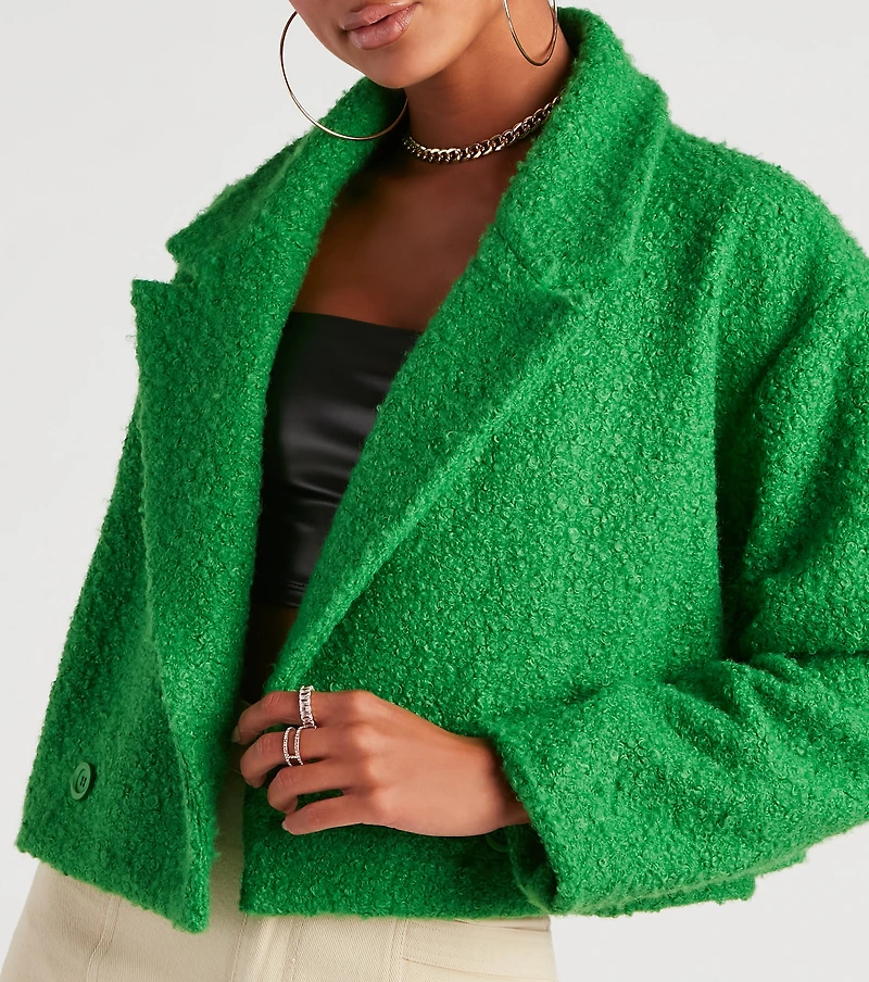 Cozy The City Faux Sherpa Coat