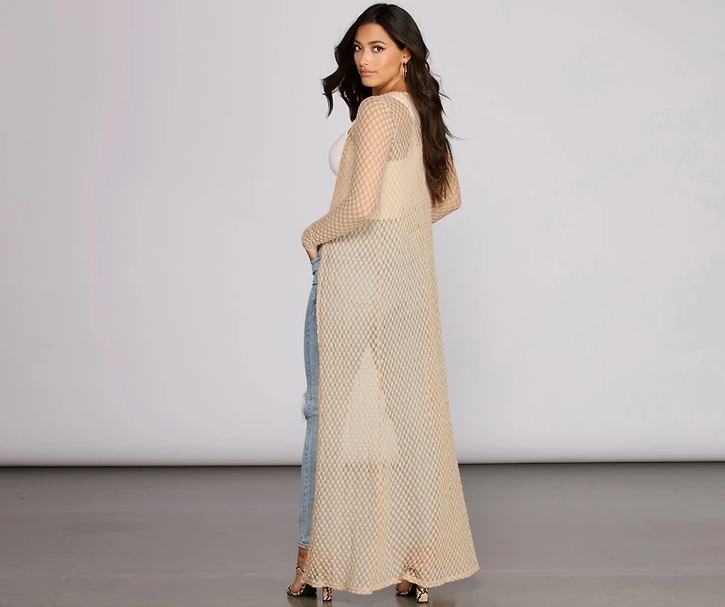 On The Dot Textured Duster