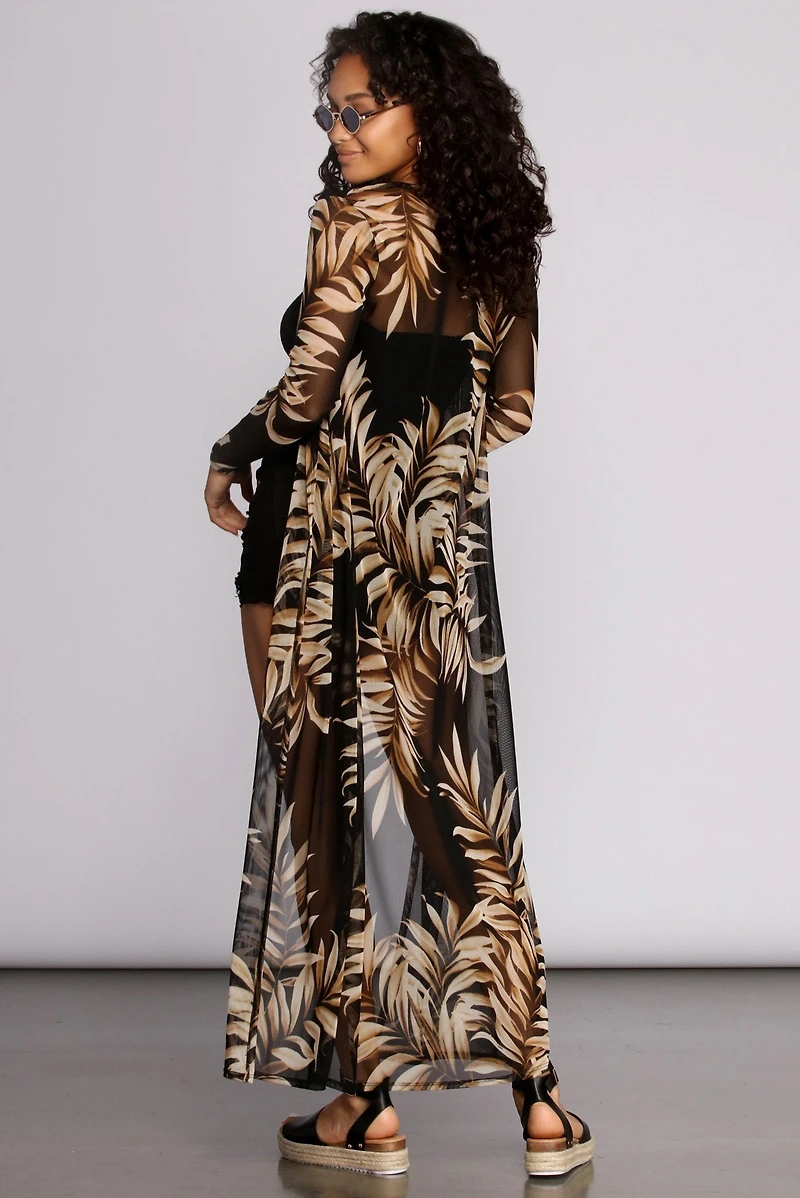 Lush Lounging Tropical Duster