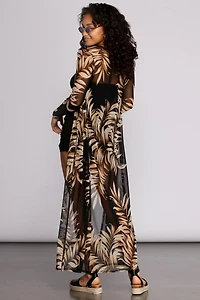 Lush Lounging Tropical Duster