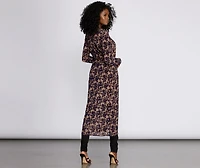 Workin' Woman Velvet Burnout Duster