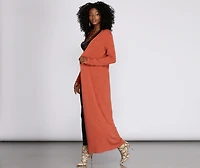 Stunning Simplicity Knit Duster