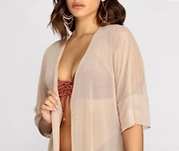 Don't Mesh With Me Kimono