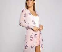 Mesmerizing Moments Mesh Floral Duster