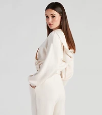 Trendsetting Babe Zip-Up Hoodie