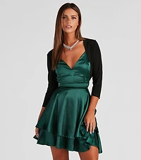 Classic Knit Cropped Bolero