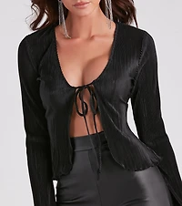 Tie New Trends Long Sleeve Top