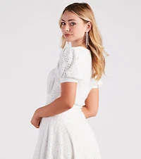 Total Cuteness Eyelet Lace Bolero