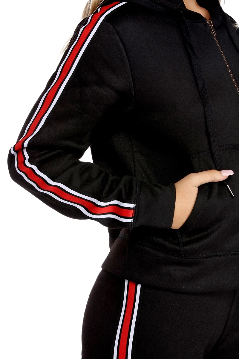 Striped And Ready Hoodie