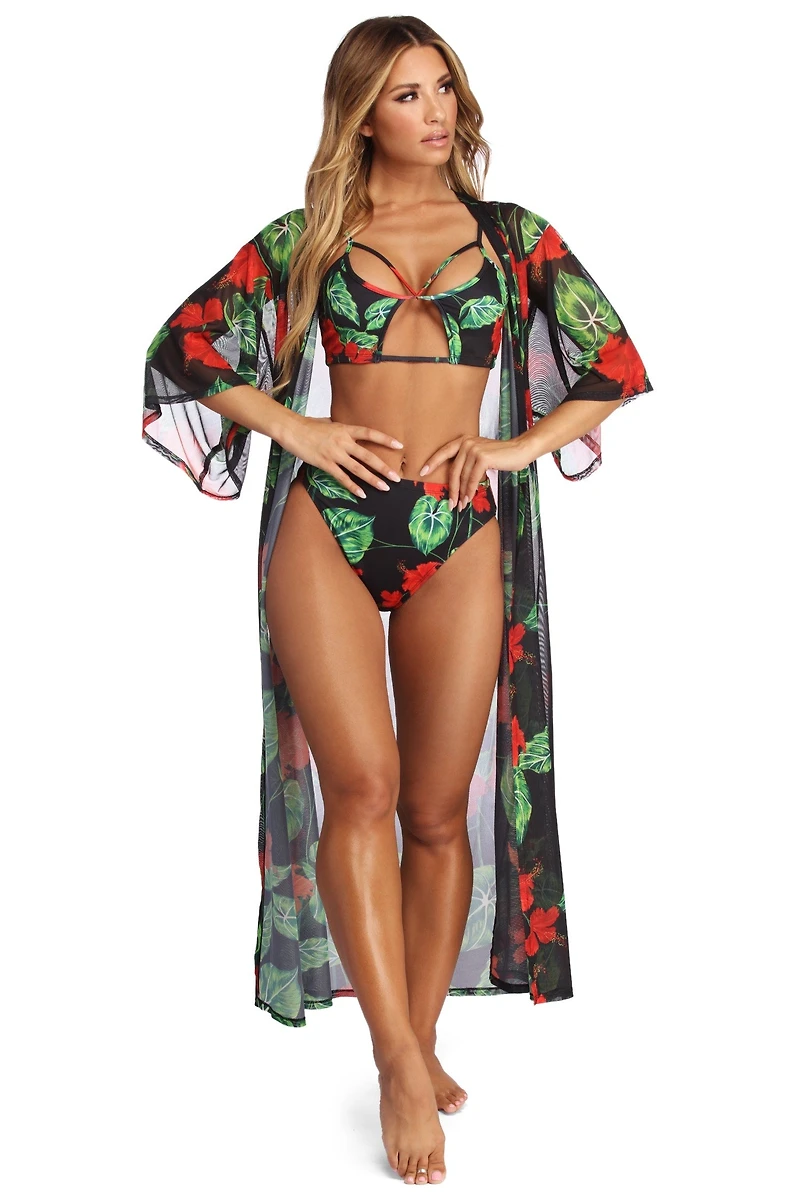 Tropical Adventure Cover Up