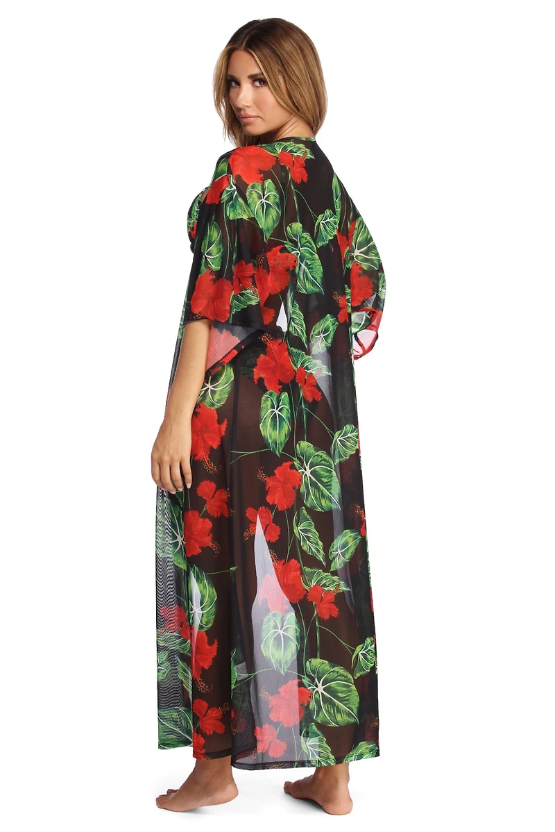 Tropical Adventure Cover Up