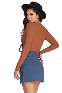 Get With Knit Crop Top