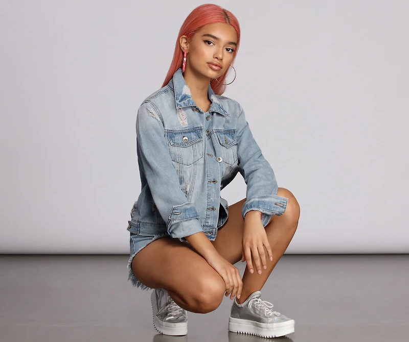 Best Distressed Denim Jacket