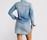 Look at Her Denim Tunic
