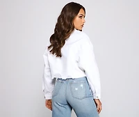 Casual Staple Destructed Denim Jacket