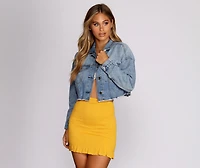 Cropped Denim Dreams Jacket