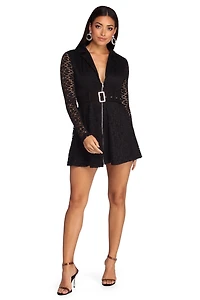 All Laced With Style Jacket Dress