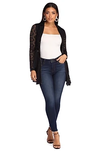 All Laced With Style Jacket Dress
