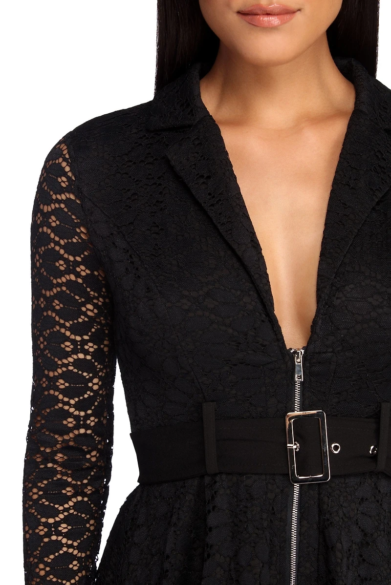 All Laced With Style Jacket Dress