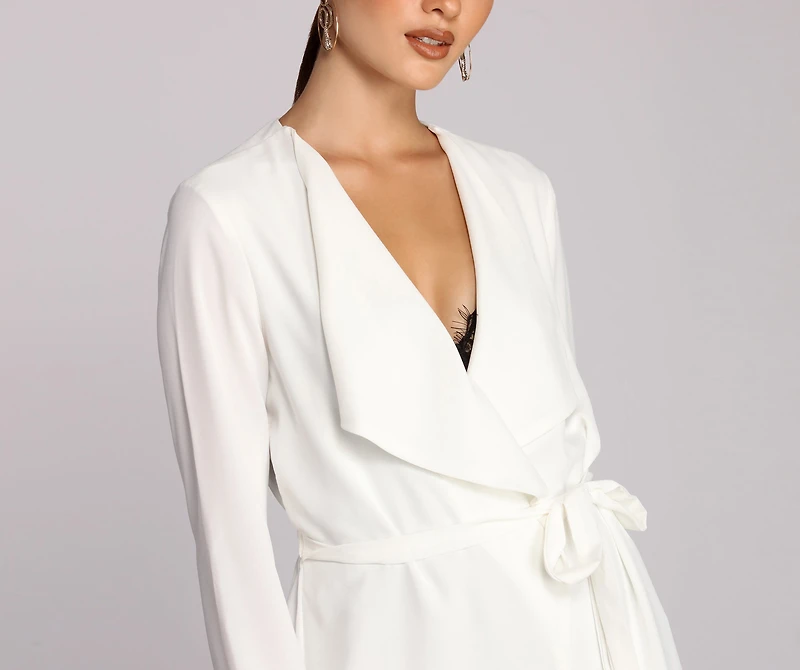 Total It Girl Belted Trench