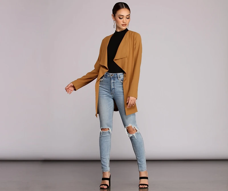 Total It Girl Belted Trench