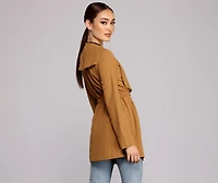 Total It Girl Belted Trench