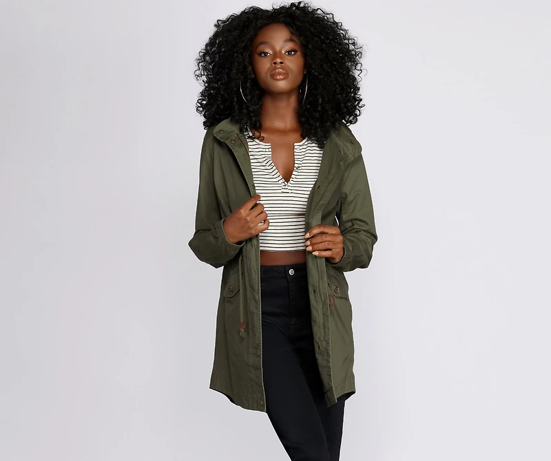 Fall Line Longline Anorak