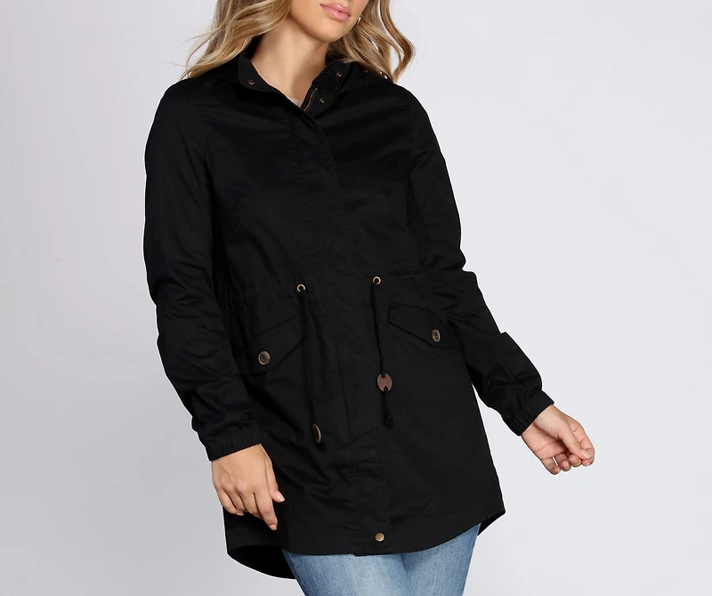 Fall Line Longline Anorak