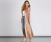 Radiant Sequin Duster