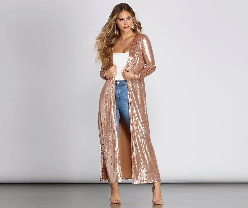 Radiant Sequin Duster