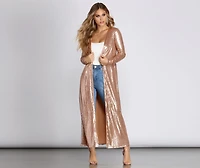 Radiant Sequin Duster